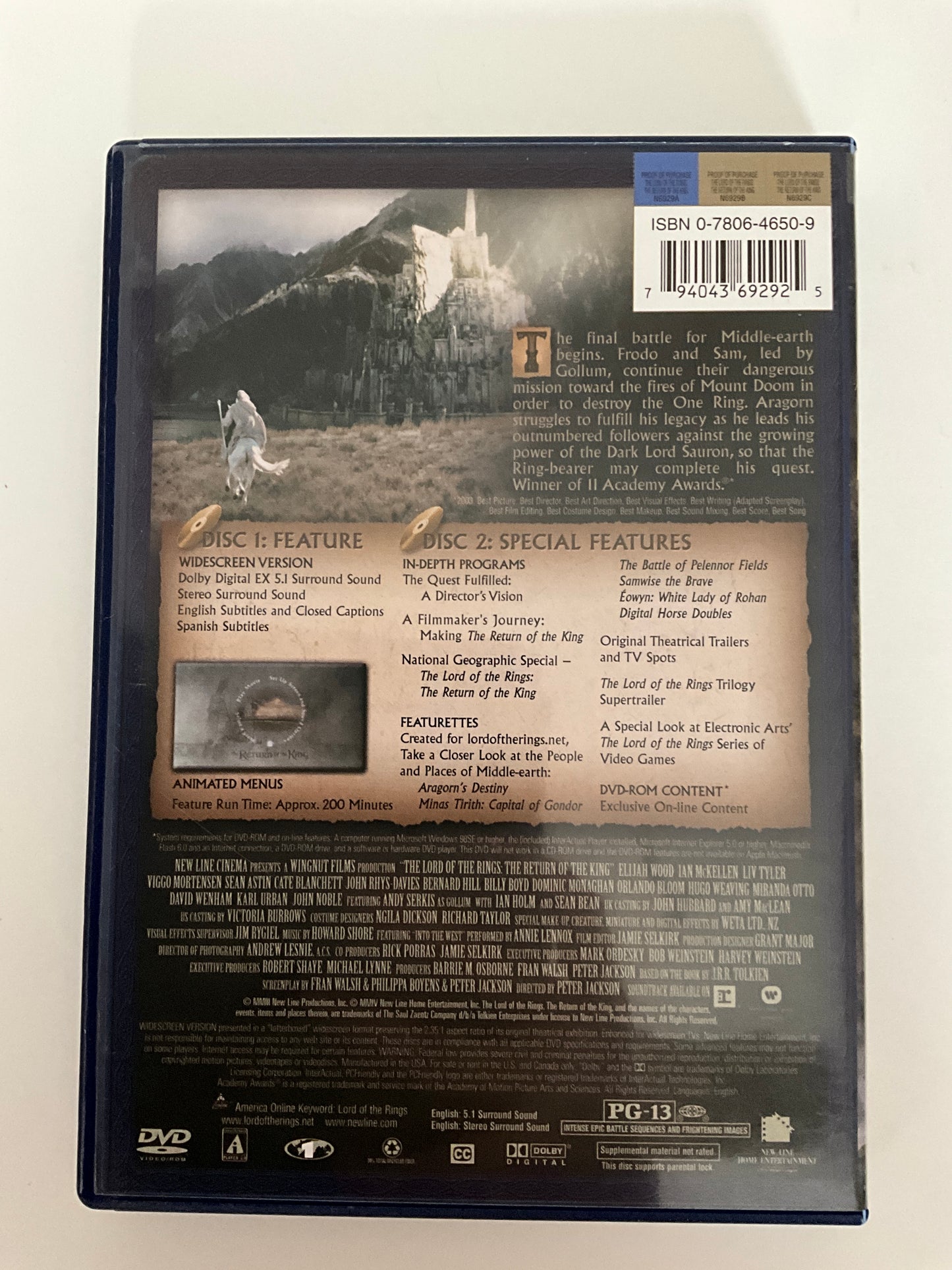 The Lord of the Rings the Return of the King