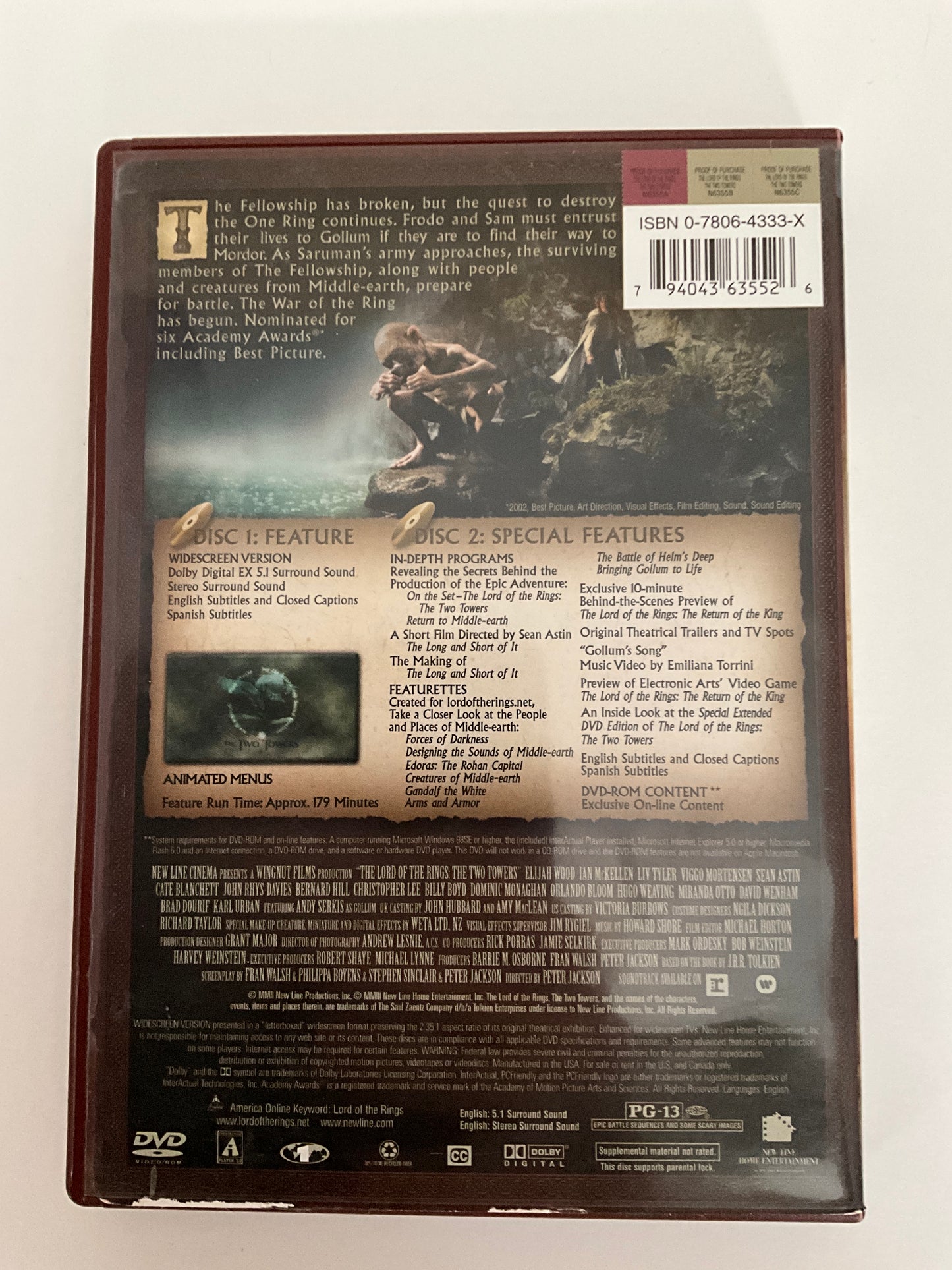 The Lord of the Rings the Two Towers