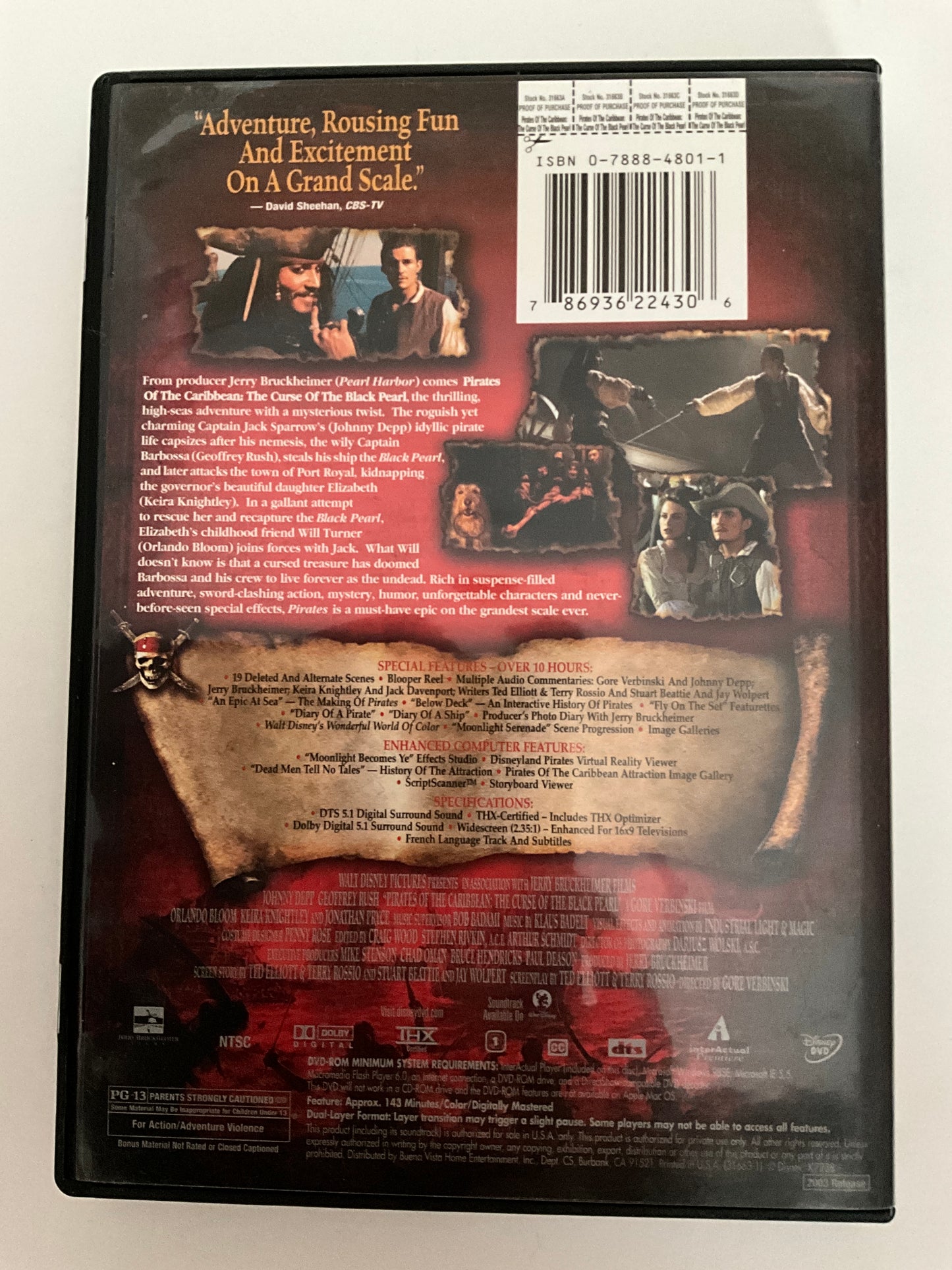 Pirates of the Caribbean The Curse of the Black Pearl